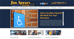 Desktop Screenshot of jimspearslaw.com